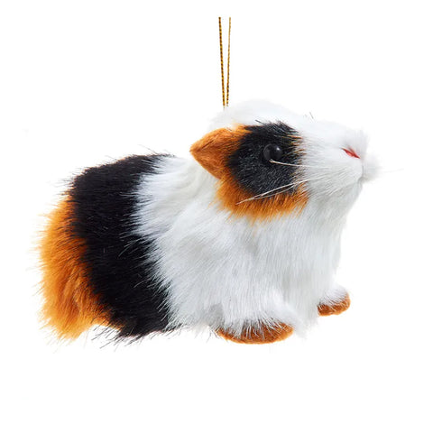 Fuzzy Guinea Pig Ornament