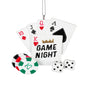 Personalized Poker Game Night Ornament