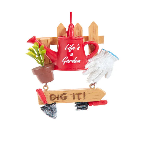 "Life's A Garden" Resin Ornament