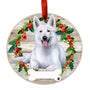 Personalized German Shepherd Ornament - White