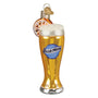 Glass Of Blue Moon Beer Ornament - Old World Christmas