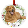 Personalized Golden Retriever Ornament - Full Body
