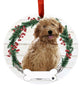 Personalized Goldendoodle Ornament - Rust