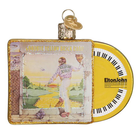 Goodbye Yellow Brick Road Album Ornament - Old World Christmas 38067