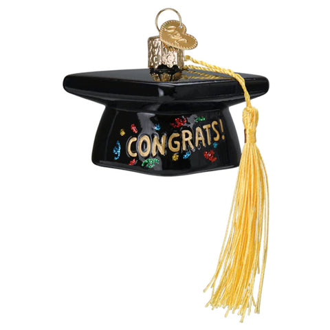 Graduation Cap Ornament - Old World Christmas 36342