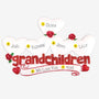 Grandchildren Ornament with 5 Hearts for Christmas Tree