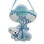 Grandson Bear Ornament with Balloons