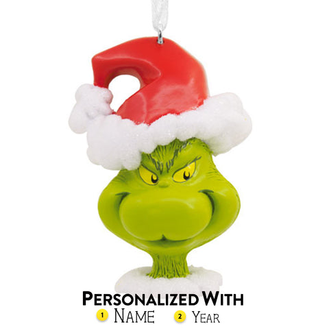 Personalized Grinch Ornament