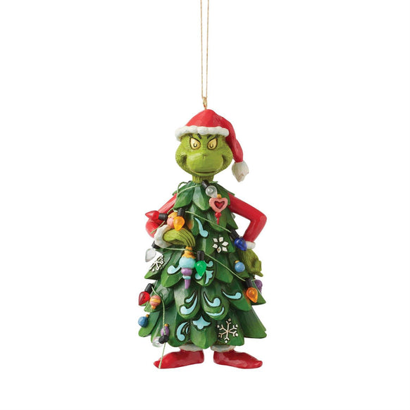 Grinch Dressed as a Tree Ornament - Jim Shore