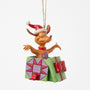 Grinch Max in Gift Ornament - Jim Shore
