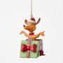 Grinch Max in Gift Ornament - Jim Shore