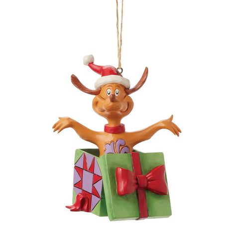 Grinch Max in Gift Ornament - Jim Shore