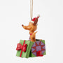Grinch Max in Gift Ornament - Jim Shore