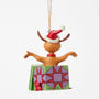 Grinch Max in Gift Ornament - Jim Shore