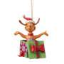 Grinch Max in Gift Ornament - Jim Shore