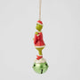 Grinch on Bell Dated 2025 Ornament -Jim Shore