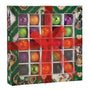 Boxed Old World Christmas Halloween 25-count ball ornament set with 1" mini round ornaments in orange, black, purple, and green tones.