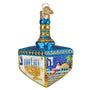 Hanukkah Dreidel Glass Ornament - Old World Christmas