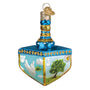 Hanukkah Dreidel Glass Ornament - Old World Christmas