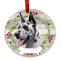 Personalized Great Dane Ornament - Harlequin