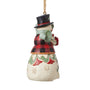 Highland Glen Snowman Mr&Mrs Ornament - Jim Shore