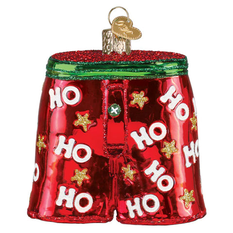 Christmas Boxer Shorts Ornament - Old World Christmas