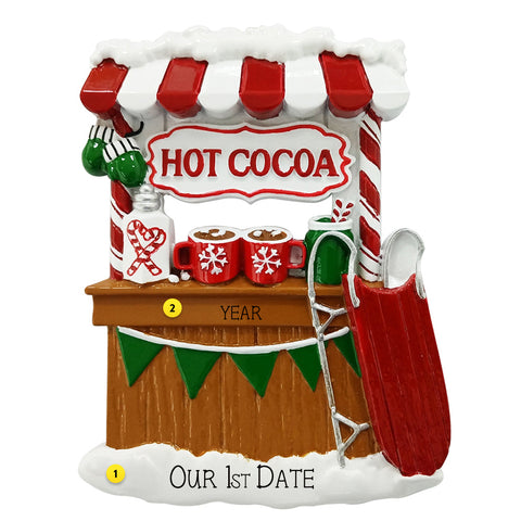 Hot Cocoa Ornament Personalized