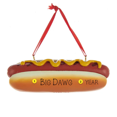 For the hot dog lover this is the perfect ornament