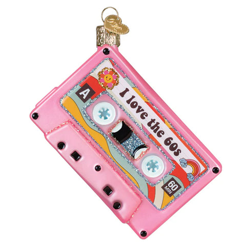 I Love The 60's Mixtape Ornament - Old World Christmas