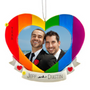 Two Grooms Gay Wedding Frame Ornament 