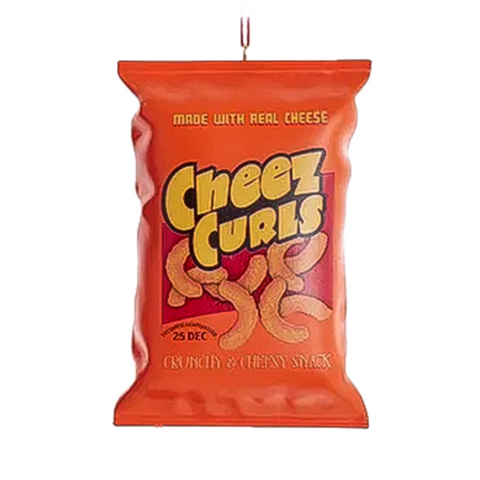 Cheez Curls Christmas Ornament 