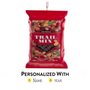 Personalized Trail Mix Snack Bag Ornament for Christmas tree