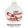 Personalized Ketchup Bulb Ornament