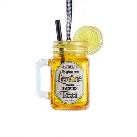 Iced Tea Mason Jar Ornament