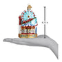 Decorative ornament resembling a carnival scene with a Ferris wheel, buildings, and animals, labeled 'Jersey Shore', on a white background.
