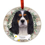 Personalized King Charles Cavalier Ornament - Tri-Color