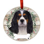Personalized King Charles Cavalier Ornament - Tri-Color