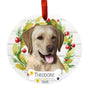 Personalized Labrador Ornament - Yellow