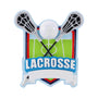 Lacrosse Ornament can be personalized