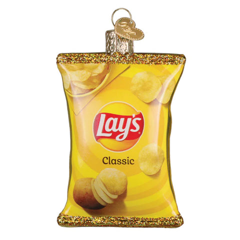 Lay's Classic Chips Bag Ornament - Old World Christmas