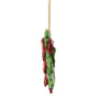 Side view of Jim Shore Legends of Poinsettia Ornament showing the layered floral design and dimensional profile.