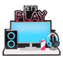 Personalized Let's Play Gaming Computer Desktop Ornament OR2731