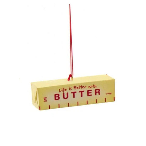 Life Is Better with Butter Ornament