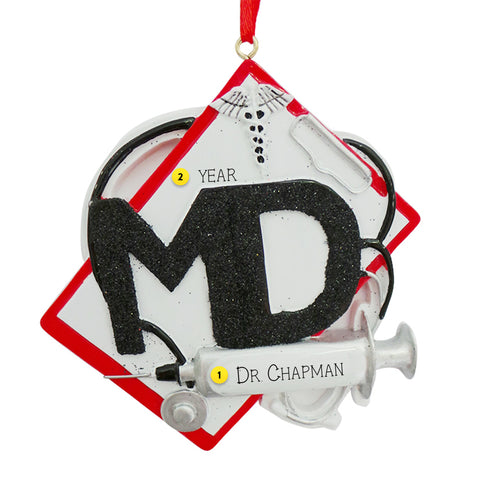 Medical Chart Ornament for Christmas Tree