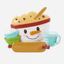 Snowman Bowl of dough with baking utensils. Can be personalized