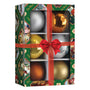 Boxed Old World Christmas Metallics Balls 6-count ornament set with 3.5" shiny round ornaments in silver, gold, bronze, and yellow-gold tones.