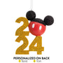 Personalized Mickey 2024 Icon Head Ornament