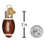 Mini Football Ornament - Old World Christmas Size