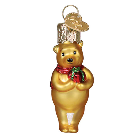 Mini Winnie with Gift Ornament - Old World Christmas