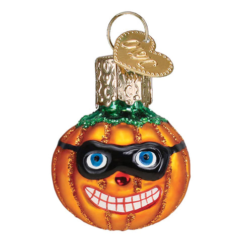 Mini Masked Jack O'lantern Ornament - Old World Christmas 86757